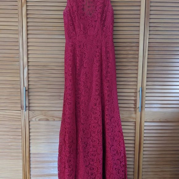 Dessy Bridesmaid Dress Marquis Lace Style 2940 - Picture 6 of 8